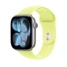 Apple Watch Series 11, 46 mm, Space Gray Aluminum Neon Yellow Sport Band M/L